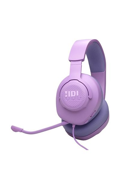 JBL Căști de gaming JBL Quantum 100M2, cu fir, microfon detașabil, violet