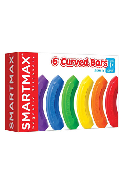 Blue Orange Magnetická hra, SmartMax - Sada 6 zahnutých tyčí