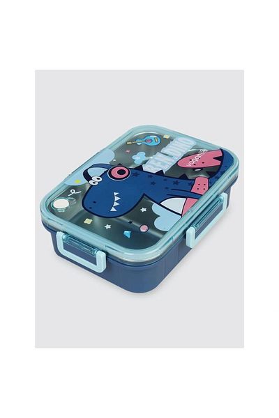 Vagonlife Bento 750ml Lunchbox Cute Friends Μονόστρωτο 3 θέσεων από ανοξείδωτο ατσάλι Μπολ για φαγητό