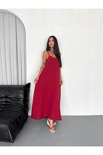 fiolin Φόρεμα Aerobin Casual με βαμβακερό λουράκι