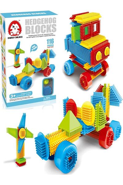 rexa Bricks Building Blocks -116pcs Color Box Toys for 3 Year Old 36x7x23 cm