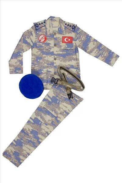 İZMİR ASKERİ MALZEME بدلة أطفال ميرالاي ريجنالد ذات أكمام طويلة مموهة من Air ...