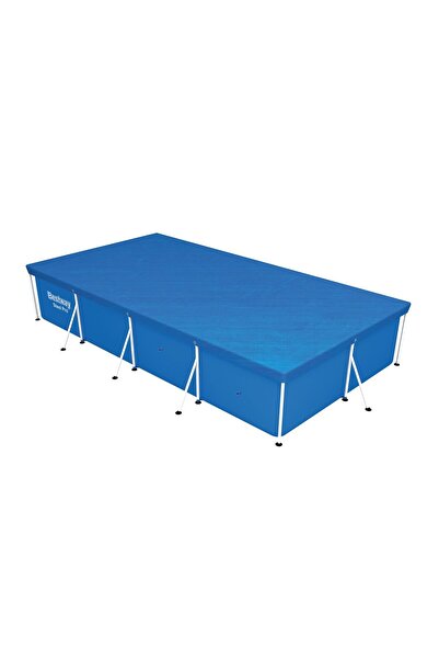 BESTWAY ® 58107 Dikdörtgen Havuz Örtüsü - 4,00 M X 2,11 M Yerüstü Havuzlar Için