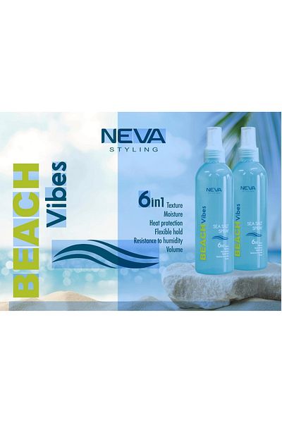 Neva Neva Styling Beach Vibes Sea Salt Spray, 6 in 1 Texture, 200 ml