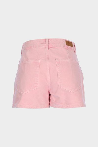 CROSS JEANS Pink High Waist Jean Shorts Skirt C 4534-110