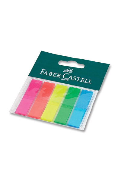 Faber Castell Marcator de pagini în 5 culori (Index de film)