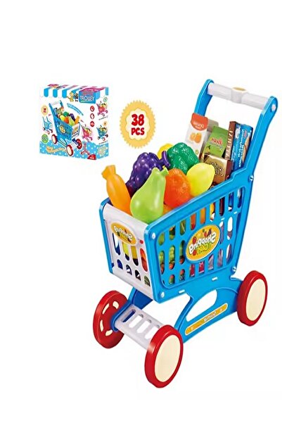 rexa عربة تسوق صغيرة للأطفال في مرحلة ما قبل المدرسة، ألعاب وسلع