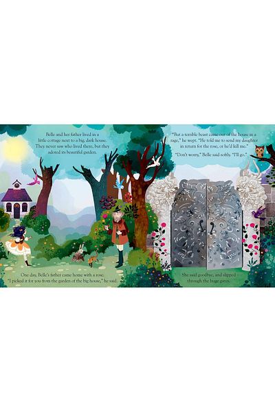 Usborne Peep Inside a Fairy Tale Beauty and the Beast book - Peep Inside a Fairy Tale Beauty and the Beast