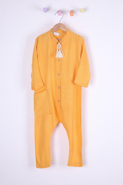 Babyhola 100% Cotton Fabric Girl's Boy's Casual Jumpsuit 1559