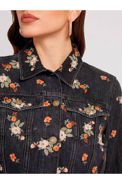 Guess Koyu Mavi Kadın Ceket W2yn25d4pw1obsı