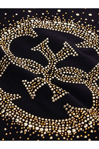 Guess Ss Cn 4g Logo Women's Slim Fit T-Shirt