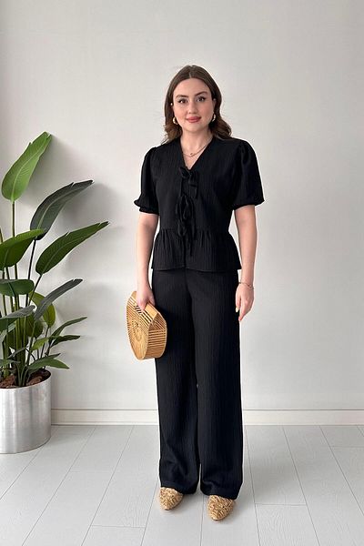 MaziButik Triple Binding Suit Black