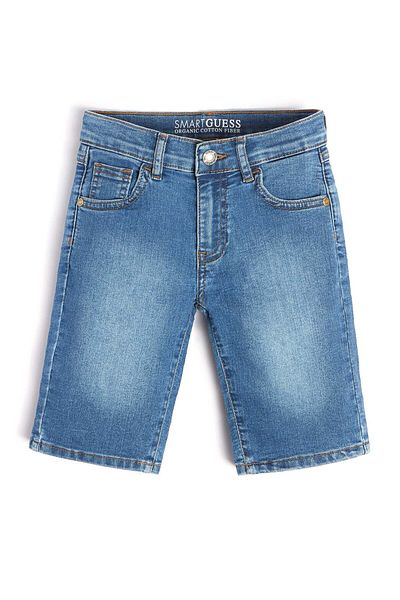 Guess Pantaloni scurți din denim Deni Baby Slim Fit