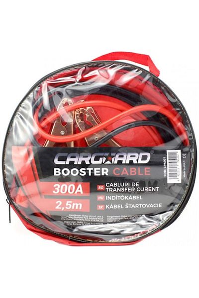 CarGuard Cable for current transfer and start Carguard, 300A, length 2.5m, copper-coated aluminum, external d