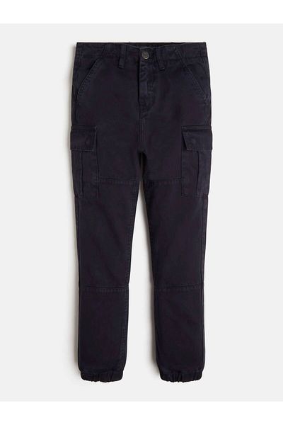Guess Gabardine Boy's Relaxed Fit Trousers