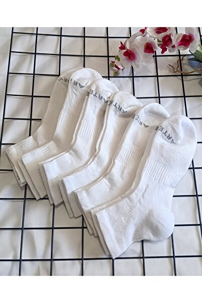 Decathlon Tenis Çorabı - Orta Konçlu -Unisex - 3 Çift - Beyaz - RS 500