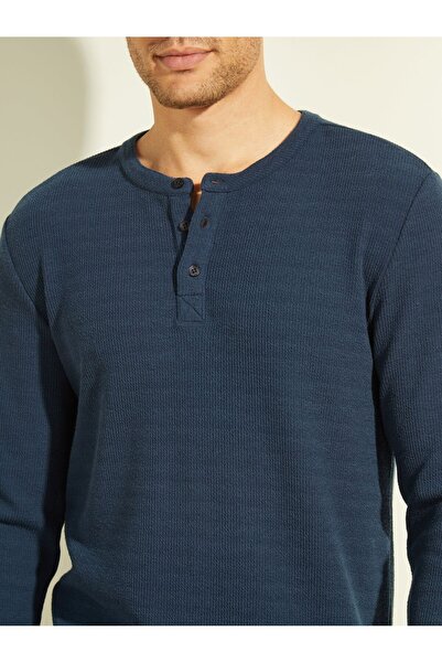 Guess Ls vista rib men's t-shirt