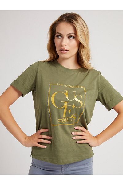 Guess Ss Cn Simonne Women's Regular Fit T-Shirt