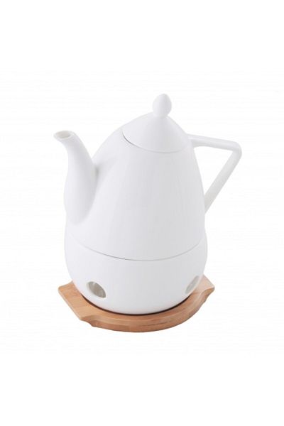 HomeVibes Teapot with heating pad CLASSICO 1100 ml