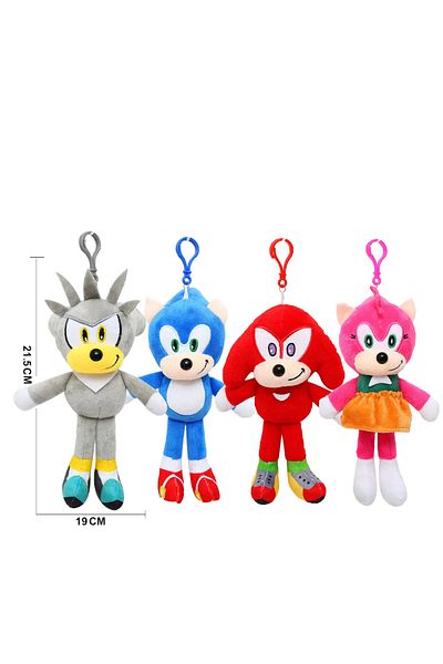 rexa Keychain Doll Pendant Charm Stuffed Toy Sonic Plush Toy 21.5cm