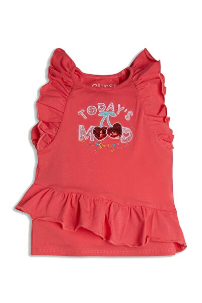 Guess Ss Kız Çocuk Regular Fit T-Shirt
