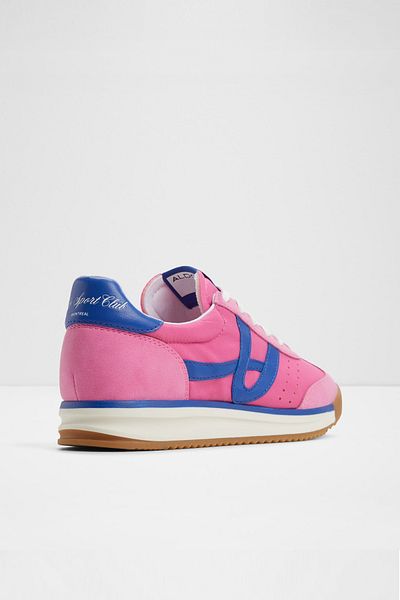 Aldo Pantofi sport pentru jogger cu șireturi, roz deschis, textil pentru femei