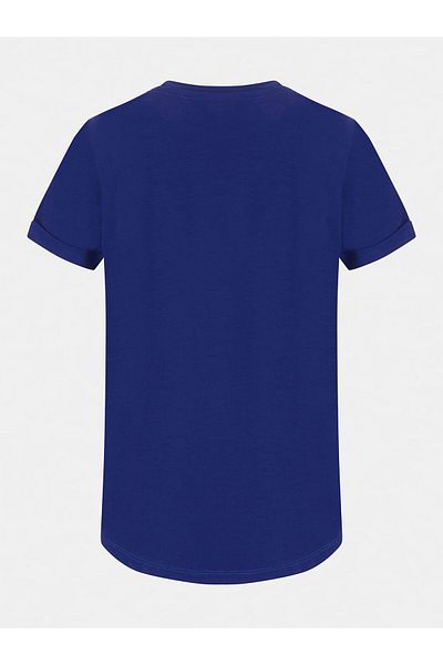Guess Tricou High Low pentru fete, cu croiala normală