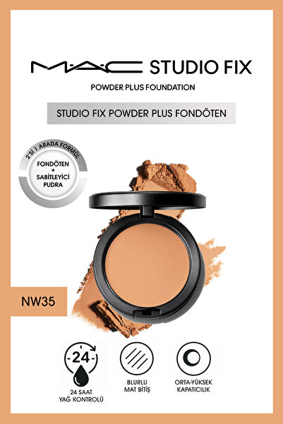 M.A.C YENİ Studio Fix Powder Plus Fondöten - NW35