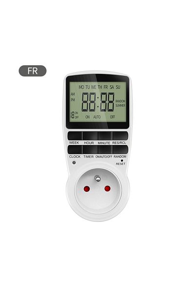 Choice FR Type Digital Timer Switch EU Programmable Electronic Timing Socket US UK FR AU Plug Outlet Kitche