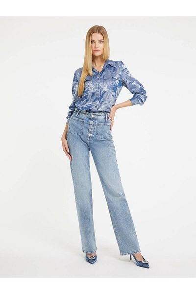 Guess Cămașă Ls Annamaria pentru femei Regular Fit