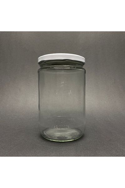 junibeliw Multipurpose Glass Bottle 660Cc Tomato Sauce Canning Jar Metal Lid 660Cc