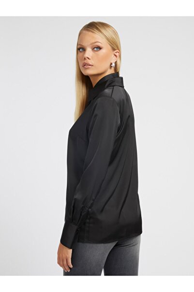 Guess LS FLORIANE SHIRT women's shirt black