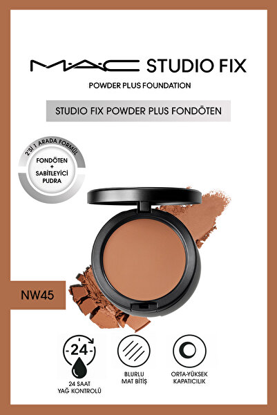 M.A.C YENİ Studio Fix Powder Plus Fondöten - NW45