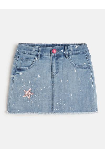 Guess Deni Girl's Regular Fit Denim Skirt