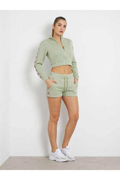 Guess New Britney Crop Zip Sweat
