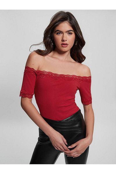Guess Ss Off Shldr Women's T-Shirt