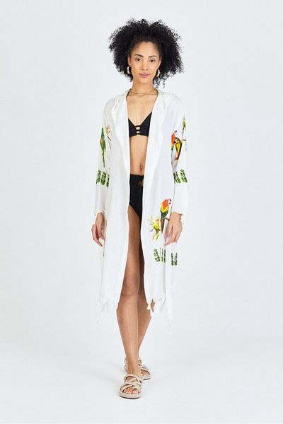 Mulberry Γυναικείο μπουρνούζι Samira Bamboo Printed Organic