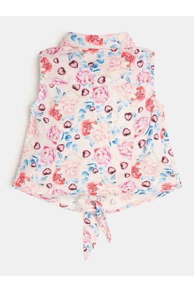 Guess Twill Girl's Regular Fit Shirt