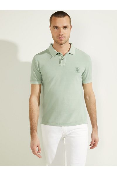 Guess Ice Washed Men's Slim Fit Polo T-Shirt