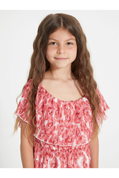 Guess Pleated Kız Çocuk Elbise