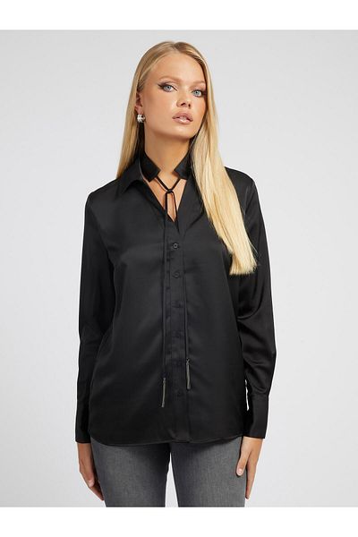 Guess LS FLORIANE SHIRT camasa dama neagra