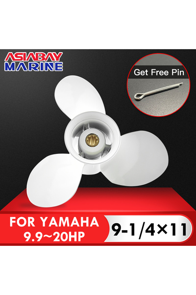 Choice For Yamaha 9.9hp 15hp 20hp Outboard Propeller 9 1/4*11 Boat Motor Alum...