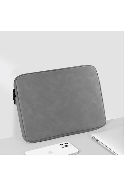 Choice For 12-13.3 inch Dark Gray Laptop Sleeve Bag for Macbook Air Pro 13 13.3 14 15.4 15.6 Inch Notebook