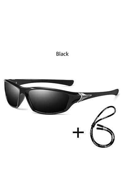 Choice نظارة شمسية رياضية خارجية مستقطبة ChainD23 (أسود) للرجال والنساء مع سل...