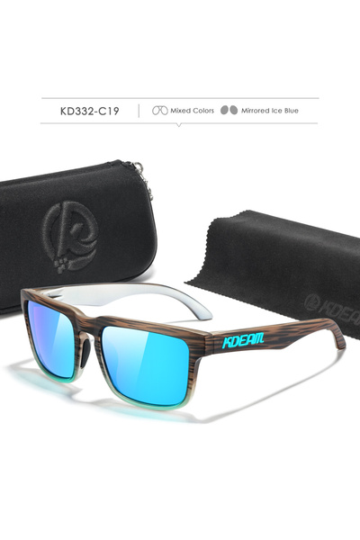 Choice C19 mirror ice blue KDEAM Phothromic And Polarized Sunglasses Men Cate...