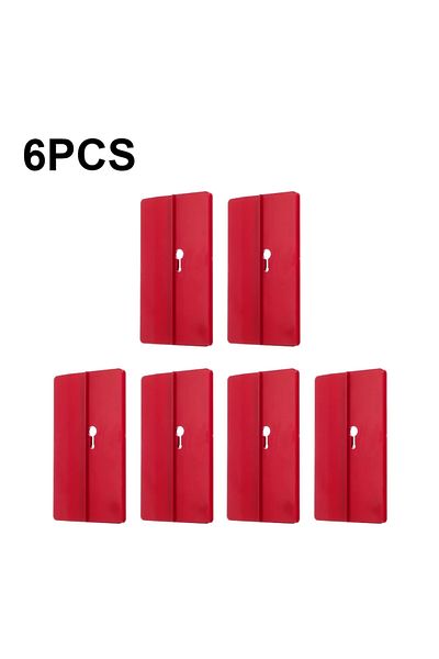Choice 6PCS Red 2/4pc Drywall Fitting Tool Plasterboard Fixing Tool Room Ceiling Sloped Wall Decoration Car