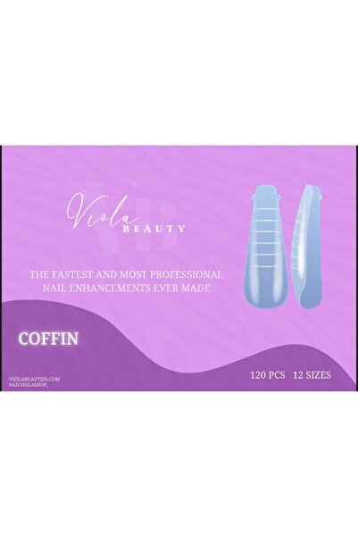 VIOLA BEAUTY 120 Adet Takma tırnak Üst Uzatma Formları Tırnak SanatI - Hızlı ...