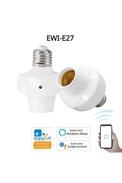Choice Ewelink-BL-E27 WHITE Ewelink E27 Wifi Lamp Holder Smart Socket For Led night Light Nozzle Bulb Adapt