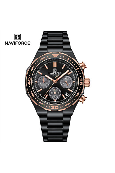 Naviforce BRGB Fashion Watch For Men High Quality Luxury Stainless Steel Wate...