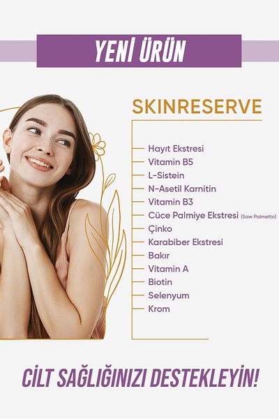 Vitisfera Skinreserve 30 Capsules- Dwarf Palm Extract, Hayit Extract, Multivitamin and Multimineral